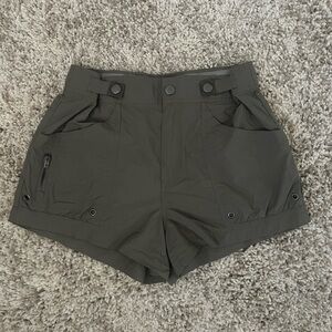 Free People New Heights Shorts Pewter